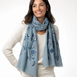 Clearance The Met Store American Vines Embroidered Shawl