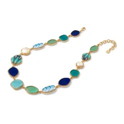 Hot The Met Store Ancient Mixed Motifs Glass Statement Necklace