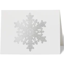 Hot The Met Store Bentley: Snow Crystal Fine Holiday Cards with Lined Envelopes and Foil Seals