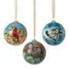 Discount The Met Store Birds of America Hand-Painted Glass Ornament Set