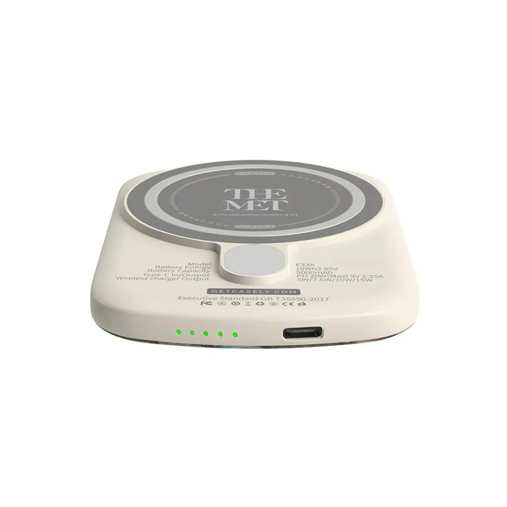 Hot The Met Store Casely Monet Bridge and Water Lilies Power Pod Wireless Charger