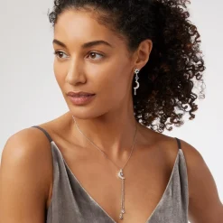 Sale The Met Store Celestial Symbols Linear Drop Earrings