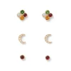 Clearance The Met Store Celestial Symbols Stellar Stud Earrings Set