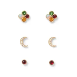 Clearance The Met Store Celestial Symbols Stellar Stud Earrings Set