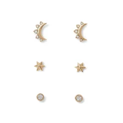 Clearance The Met Store Celestial Symbols Stud Earrings Set