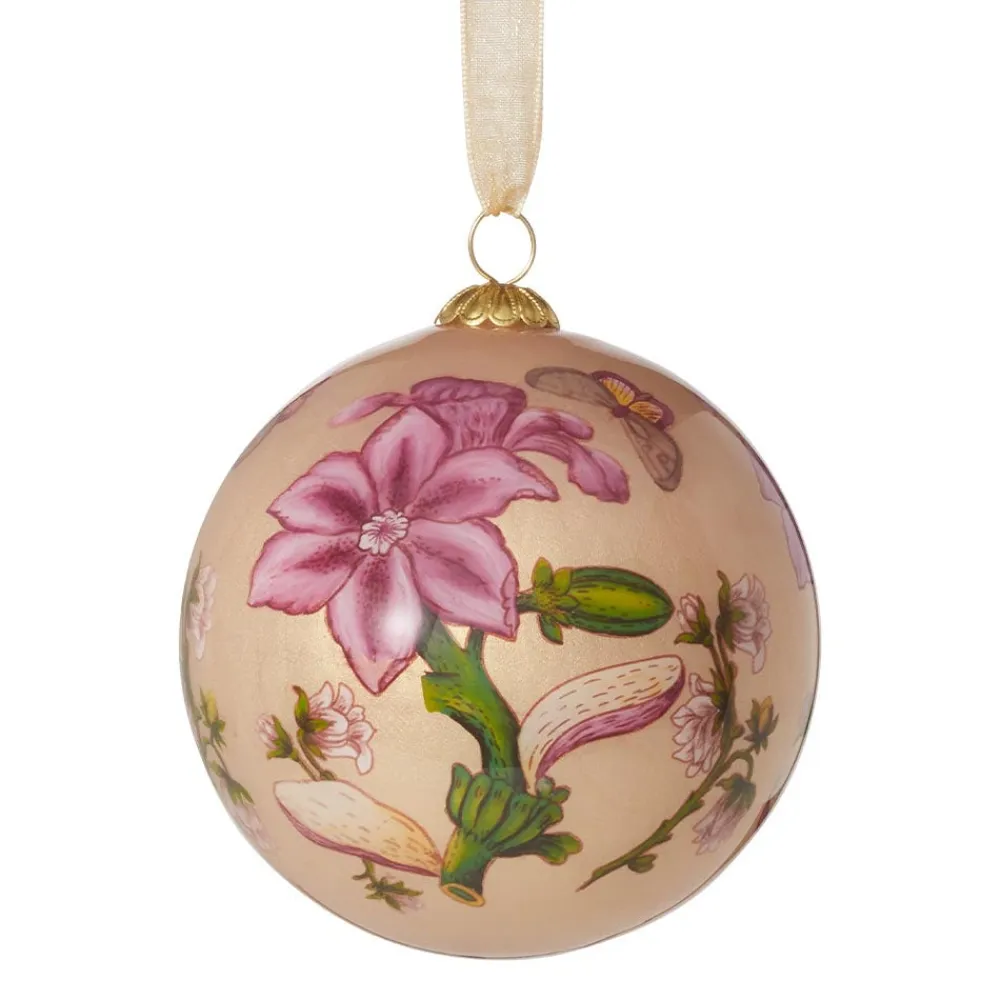 The Met Store Chelsea Botanicals Hand-Painted Glass Ornament Set