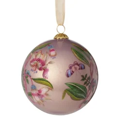 The Met Store Chelsea Botanicals Hand-Painted Glass Ornament Set