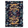 The Met Store Chinese Dragon Rank Badge Tea Towel