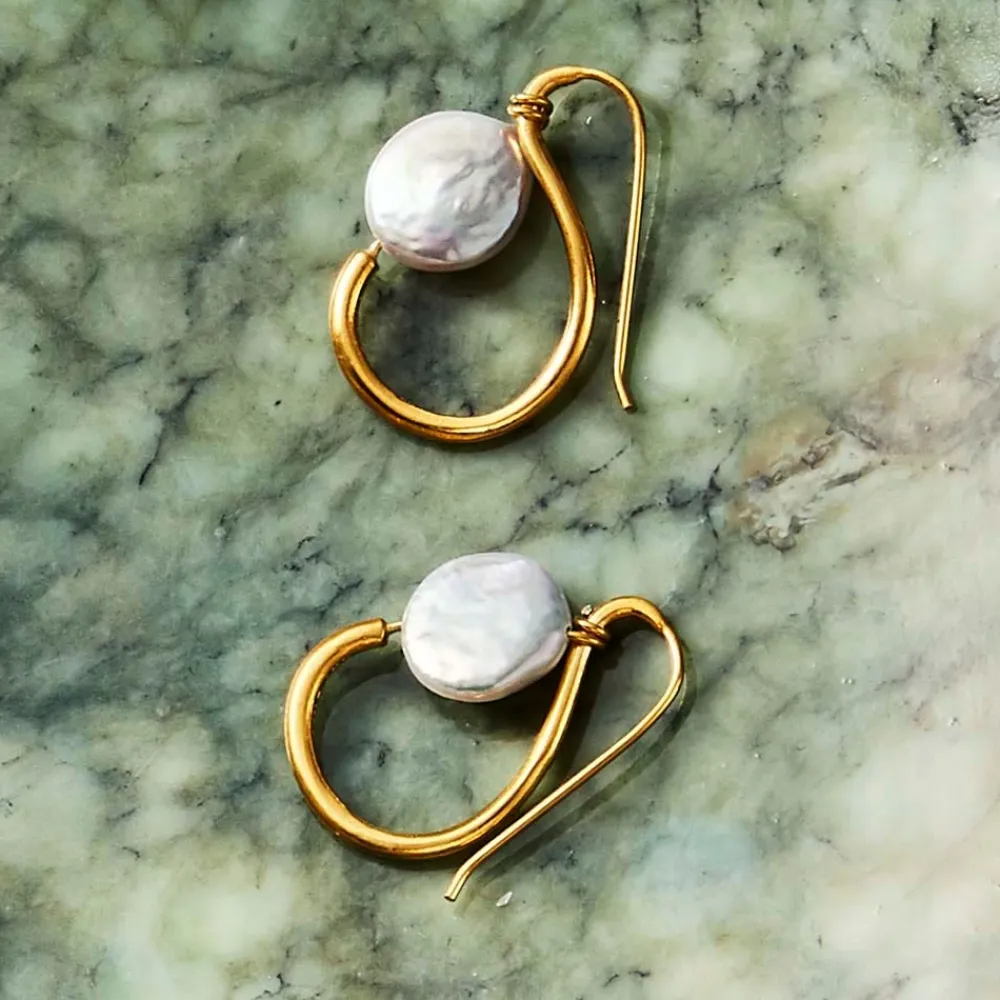 Online The Met Store Coin Pearl Earrings