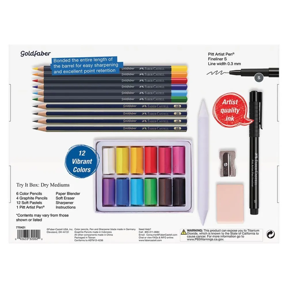 Clearance The Met Store Creative Studio Try It Box: Dry Mediums