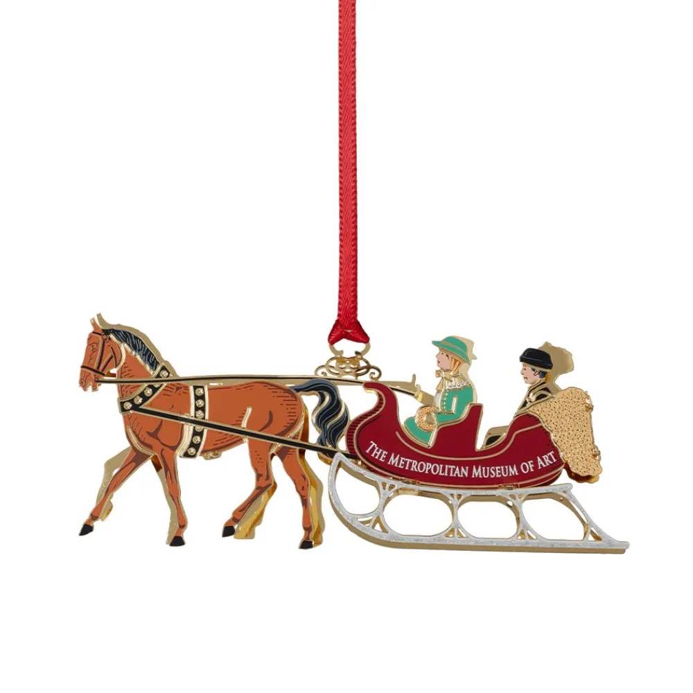 Best The Met Store Currier & Ives Winter Sleigh Ornament