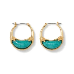 Online The Met Store Cypriot Jade Crescent Hoop Earrings