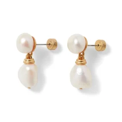 Outlet The Met Store Cypriot Twist Pearl Double-Drop Earrings