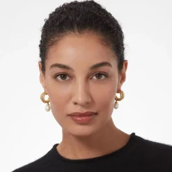 Best The Met Store Cypriot Twist Pearl Triple-Hoop Earrings
