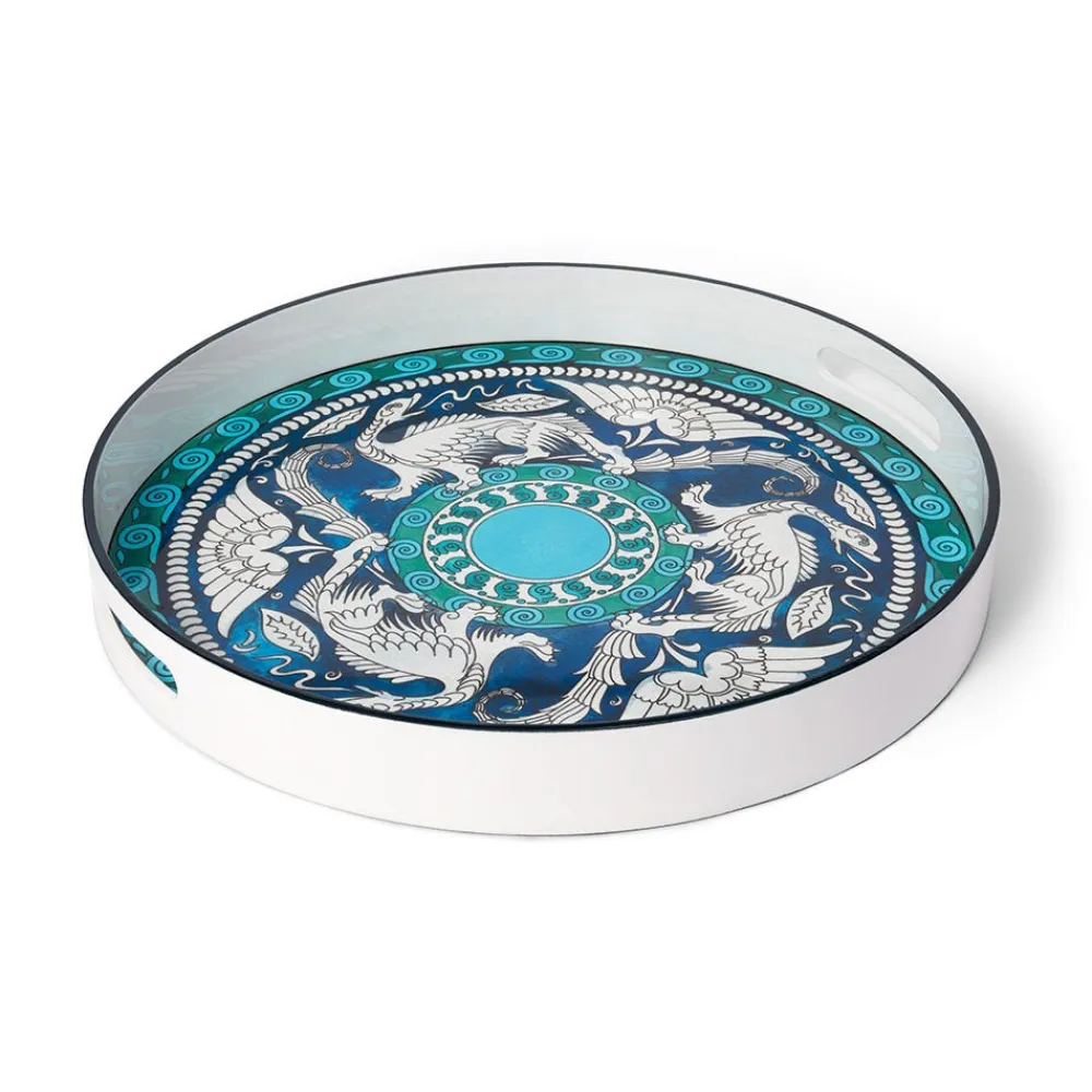 Discount The Met Store De Morgan Stylized Dragons Lacquer Tray