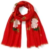 Discount The Met Store Edo Blossoms and Butterflies Embroidered Shawl