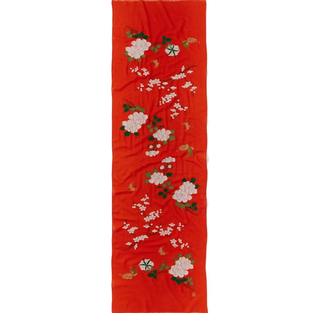 Discount The Met Store Edo Blossoms and Butterflies Embroidered Shawl