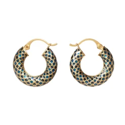 Discount The Met Store Egyptian Feather Hoop Earrings