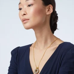 Hot The Met Store Egyptian Feather Pendant Necklace