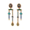 Hot The Met Store Egyptian Heart Scarab Chandelier Earrings