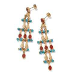 Sale The Met Store Egyptian Nefer Amulet Chandelier Earrings