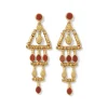 Outlet The Met Store Egyptian Nefer Amulet Red Jasper Chandelier Earrings