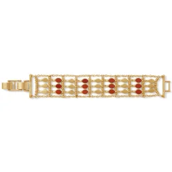 Best The Met Store Egyptian Nefer Amulet Red Jasper Ladder Bracelet