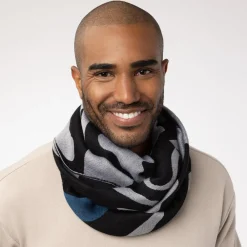 Clearance The Met Store Egyptian Swirled Glass Unisex Oblong Jacquard Scarf