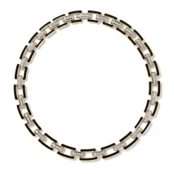 Hot The Met Store European Buckle Enamel Collar Necklace