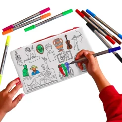 Hot The Met Store Favorite Galleries of The Met Color & Learn Washable Kids' Pencil Case