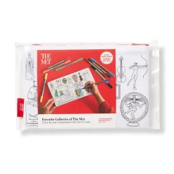 Hot The Met Store Favorite Galleries of The Met Color & Learn Washable Kids' Pencil Case