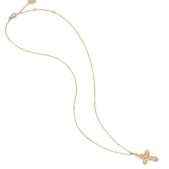 The Met Store Filipino Pearl Cross Pendant Necklace