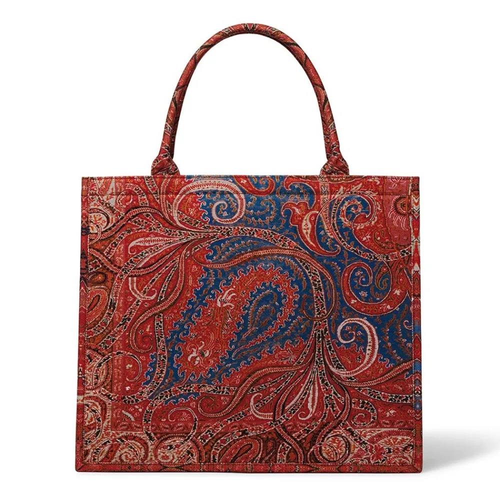 Hot The Met Store Four Seasons Paisley Oversize Structured Tote