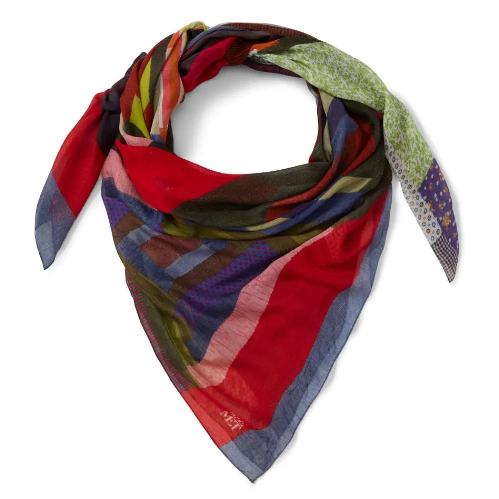 Sale The Met Store Gee's Bend Pettway Quilt Design Oblong Silk Scarf