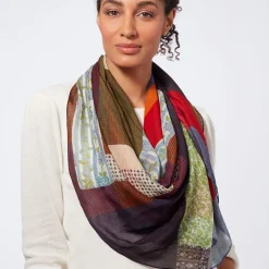 Sale The Met Store Gee's Bend Pettway Quilt Design Oblong Silk Scarf