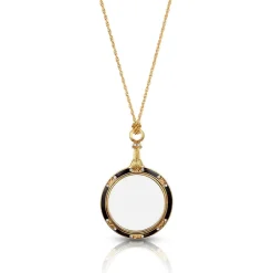 The Met Store Hand-Enameled Magnifier Pendant Necklace