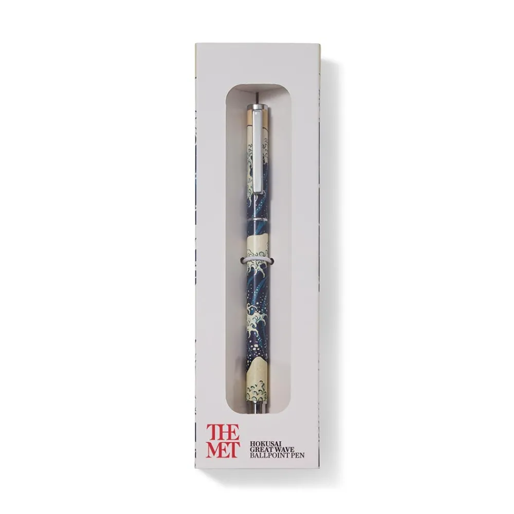 Hot The Met Store Hokusai Great Wave Ballpoint Pen