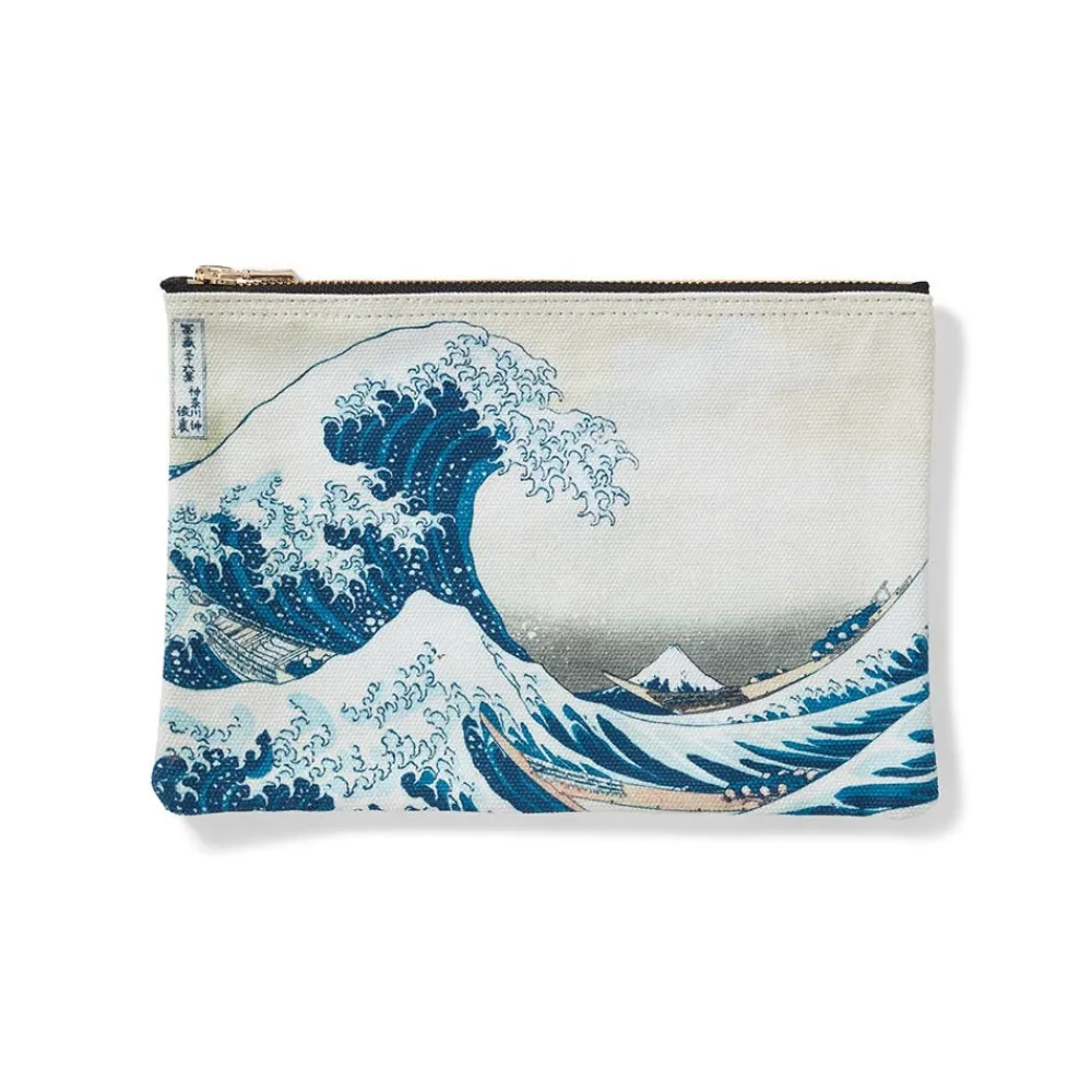 Hot The Met Store Hokusai Great Wave Zip Pouch