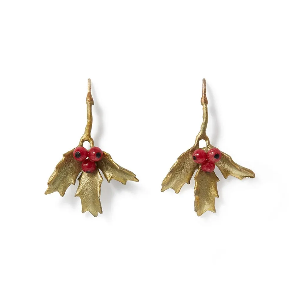 Outlet The Met Store Holly Berry Jade Drop Earrings