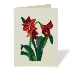 Outlet The Met Store Hybrid Amaryllis Quilled Holiday Card