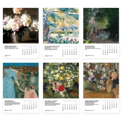 New The Met Store Impressionism Gardens Plexiglass Calendar Refill 2025
