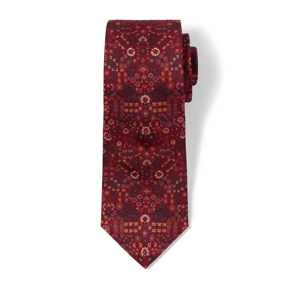 New The Met Store Indian Millefleurs Silk Necktie