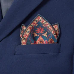 Outlet The Met Store Iranian Vase Carpet Silk Pocket Square