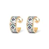 Sale The Met Store Iznik Cintamani Enamel Hoop Earrings