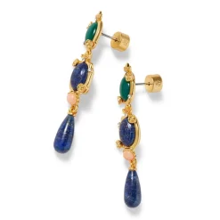 Online The Met Store Japanese Imari Linear Drop Earrings