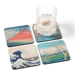 Outlet The Met Store Japanese Prints Coasters