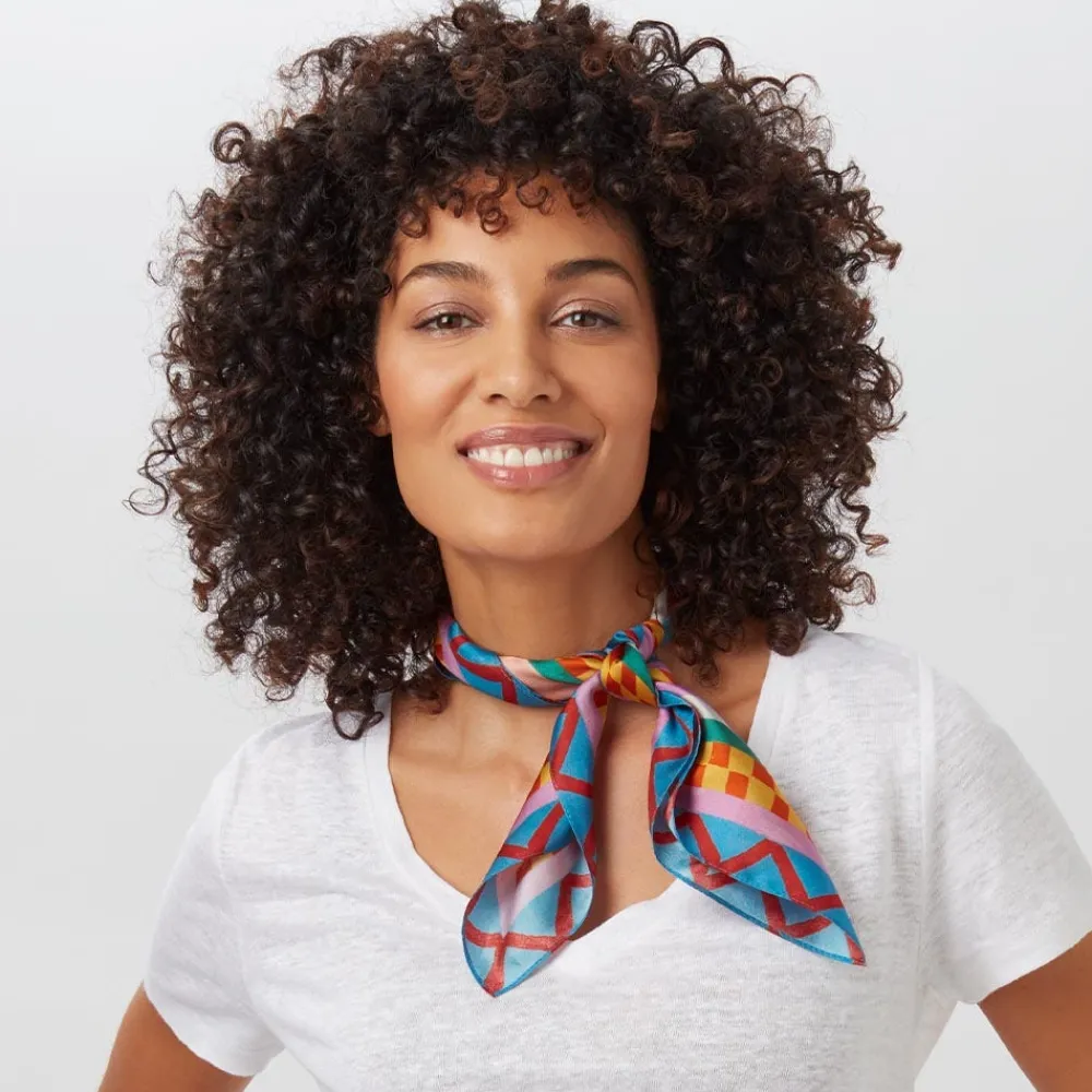 Clearance The Met Store Johnson Three Children Silk Neckerchief