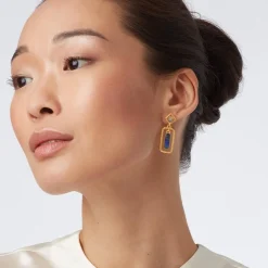 Hot The Met Store Kashan Carpet Rectangular Drop Earrings