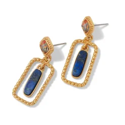 Hot The Met Store Kashan Carpet Rectangular Drop Earrings