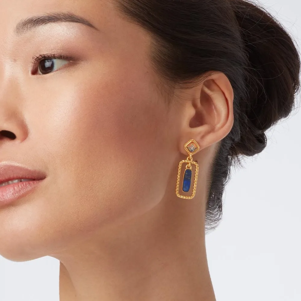 Hot The Met Store Kashan Carpet Rectangular Drop Earrings
